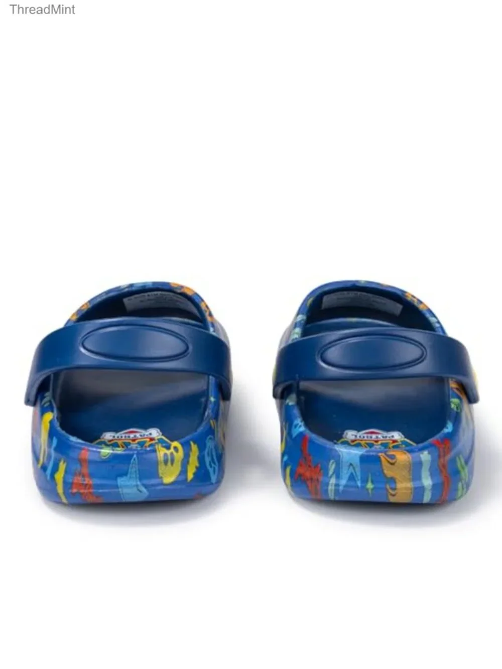 Toddler Water Shoes - Open Toe Clogs for Kids, EVA Cartoon Slide with Backstrap